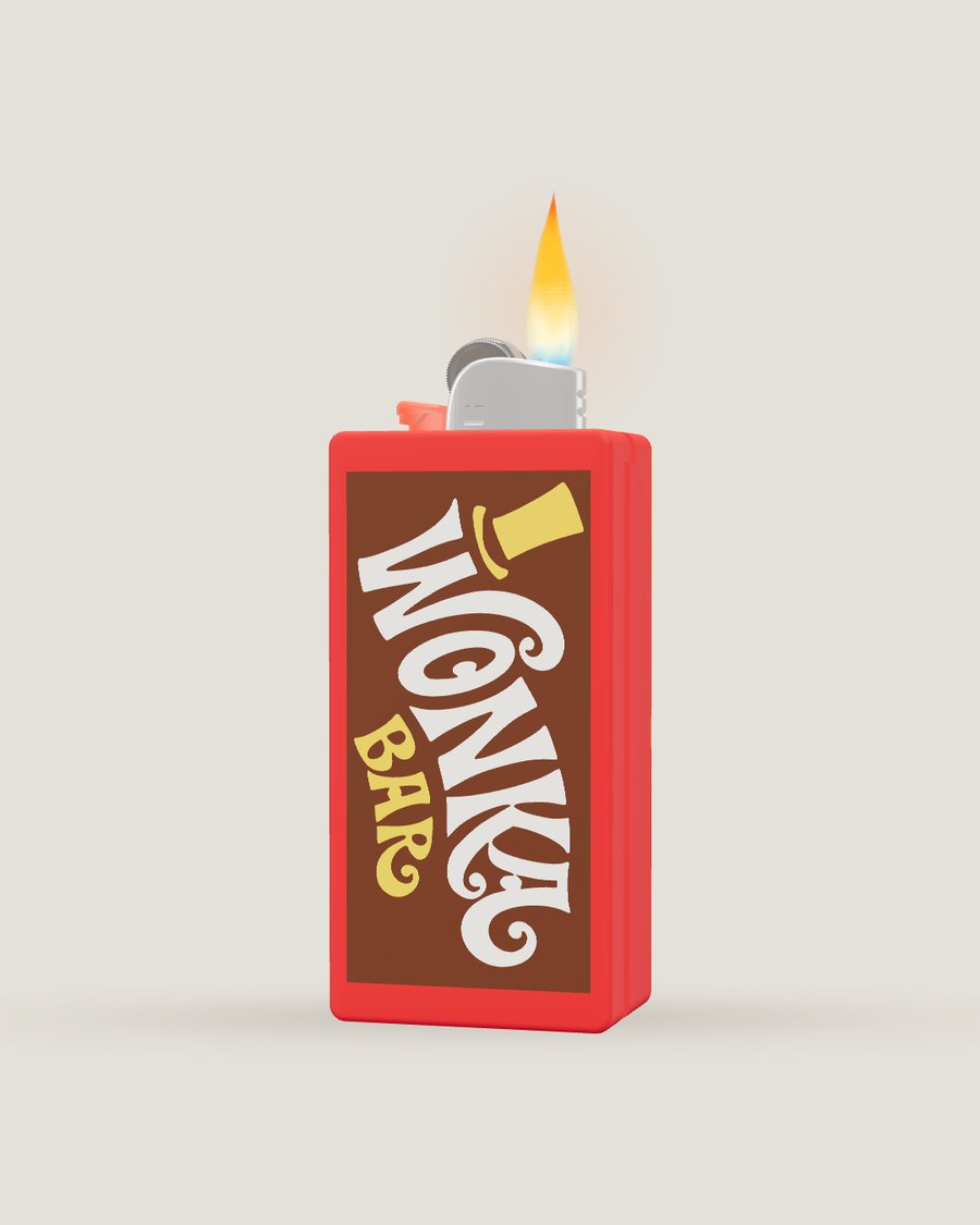 Wonka Chocolate Bar lighter case